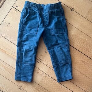 Tea Collection Blue Quilted-Panel Joggers for Kids